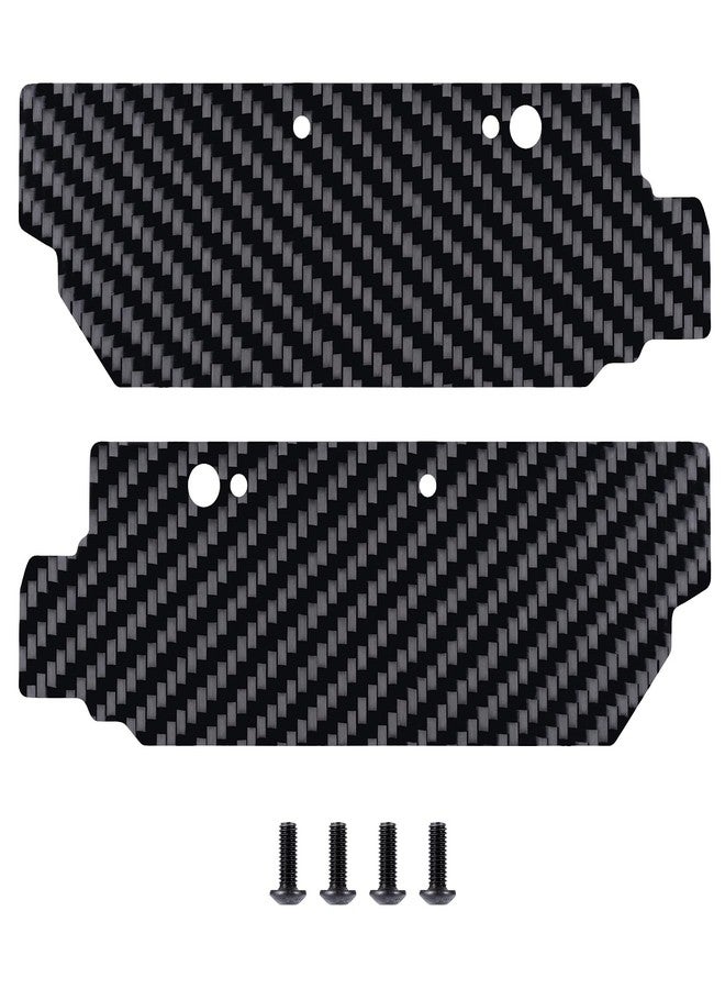 QUE-T Carbon Fiber Rear A-Arms Mudguard Fender Flares Mud Flaps for ARRMA 1/8 KRATON 6S EXB RC Car - Image 1